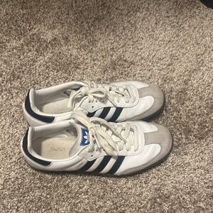 Sambas Adidas White and Black Classic Trainers